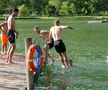 FOTO Sepsi, antrenamentul de seara și baie în lac 27.06.2021