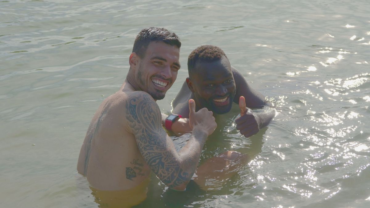 FOTO Sepsi, antrenamentul de seara și baie în lac 27.06.2021