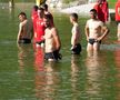 FOTO Sepsi, antrenamentul de seara și baie în lac 27.06.2021