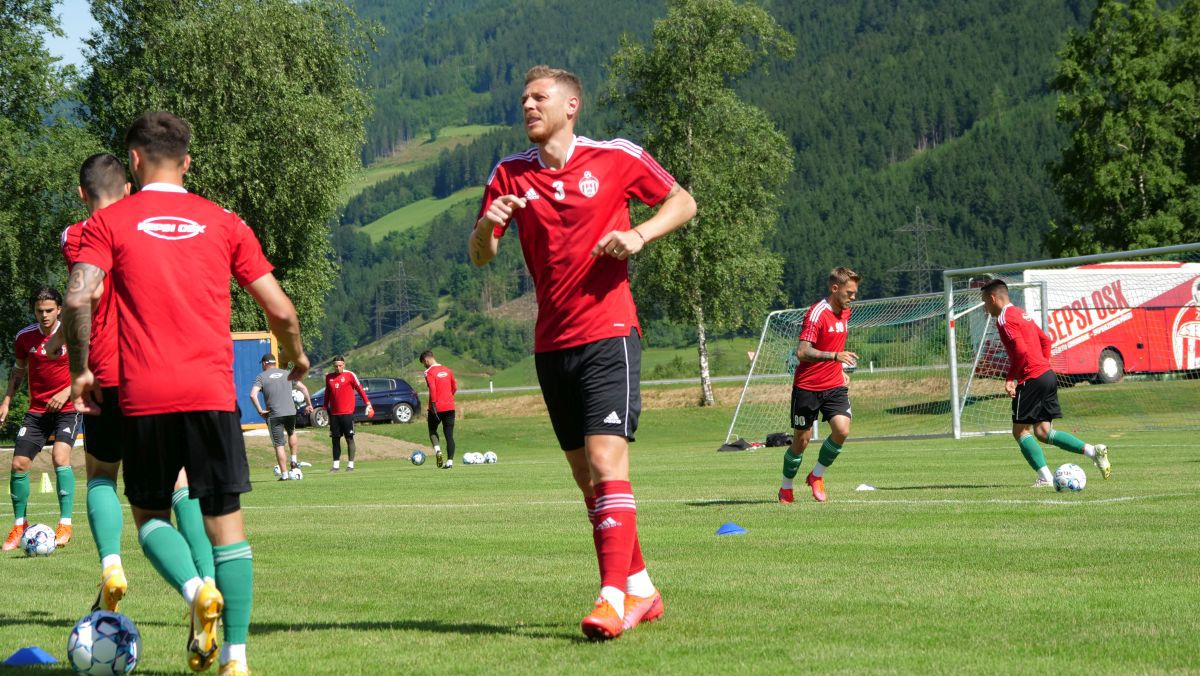 FOTO Sepsi, antrenamentul de seara și baie în lac 27.06.2021