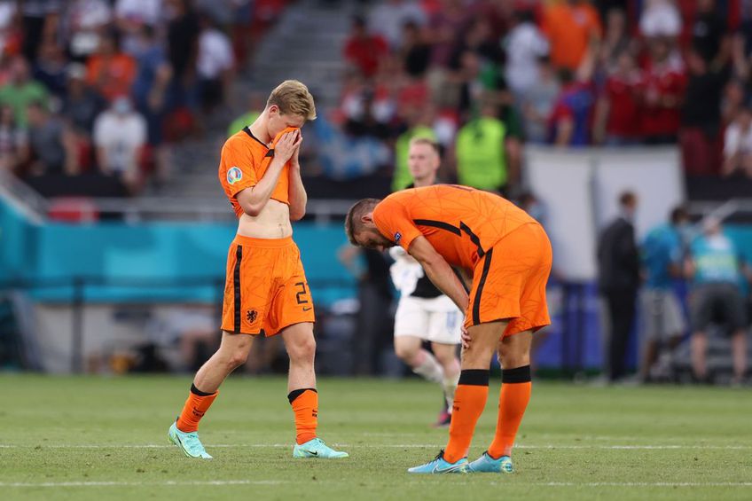 Pentru prima dată în ultimii 40 de ani, Olanda nu a cadrat niciun șut în timpul unui meci de la un turneu final major. Batavii sunt OUT de la Euro 2020, după 0-2 cu Cehia în „optimi”.