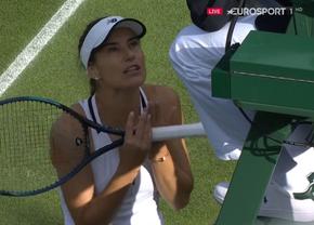 Sorana Cîrstea s-a dus glonț la arbitru în timpul primului meci de la Wimbledon: „Nu știu cine e, comentează la fiecare punct!”