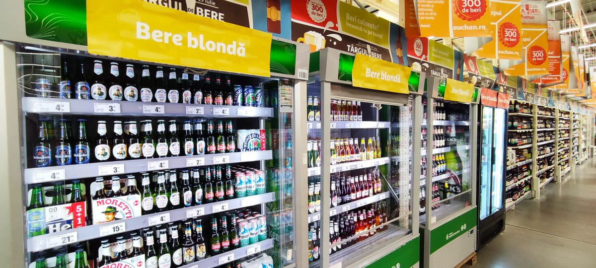 Auchan deschide cea de-a 13-a ediție a Târgului de bere: peste 300 de sortimente la raft, 50% fabricate în România