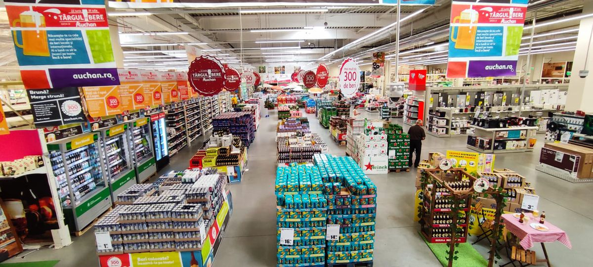 Auchan deschide cea de-a 13-a ediție a Târgului de bere: peste 300 de sortimente la raft, 50% fabricate în România