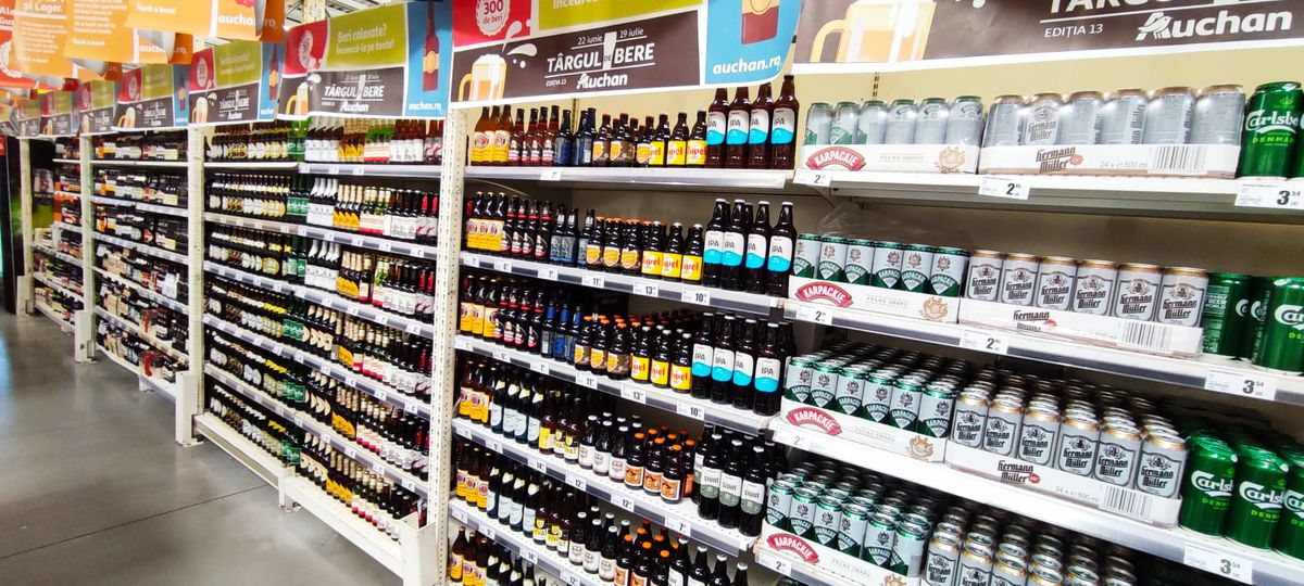 Auchan deschide cea de-a 13-a ediție a Târgului de bere: peste 300 de sortimente la raft, 50% fabricate în România