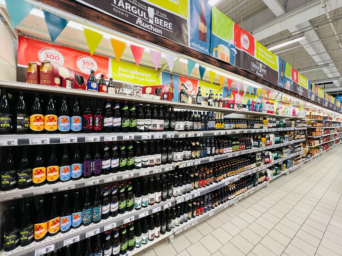 Auchan deschide cea de-a 13-a ediție a Târgului de bere: peste 300 de sortimente la raft, 50% fabricate în România