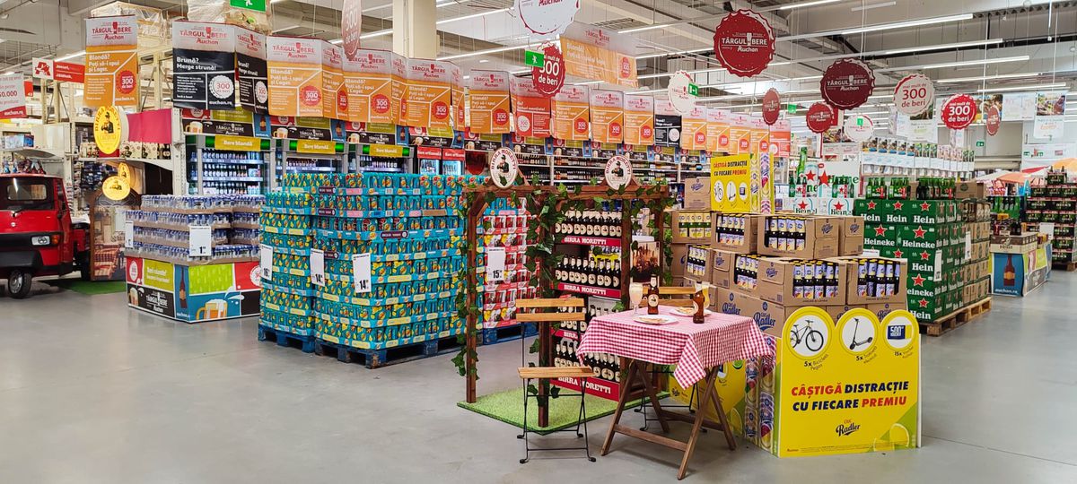 Auchan deschide cea de-a 13-a ediție a Târgului de bere: peste 300 de sortimente la raft, 50% fabricate în România