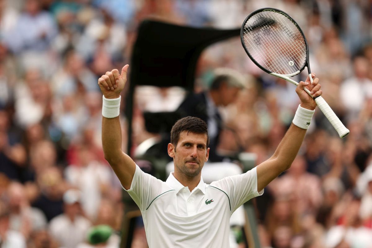 Djokovic, încă un record doborât cu victoria din primul tur de la Wimbledon: „Haideți să ajungem la 100!”