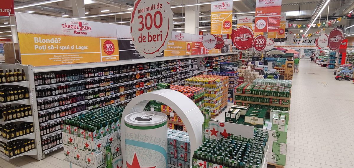 Auchan deschide cea de-a 13-a ediție a Târgului de bere: peste 300 de sortimente la raft, 50% fabricate în România