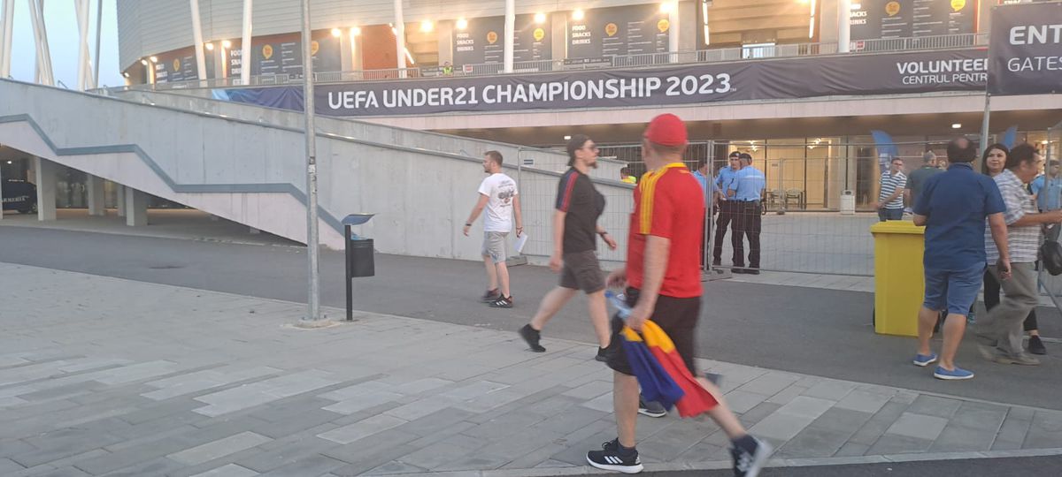 Atmosferă de vacanță în Ghencea la România U21 - Croația U21