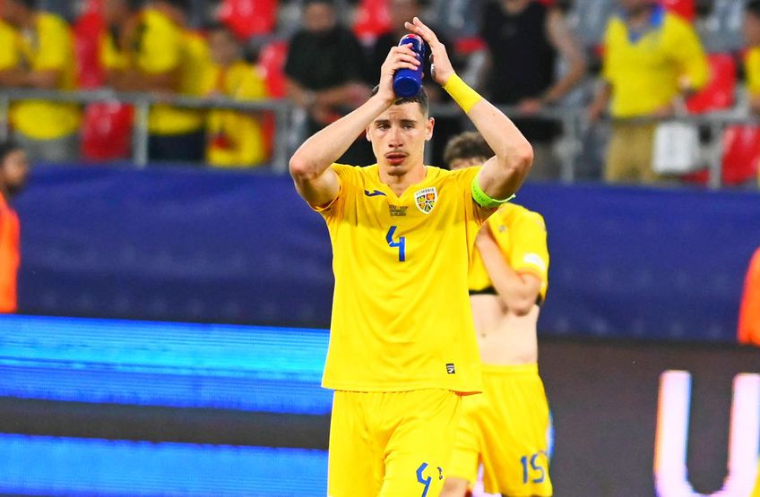 România U21 a remizat în ultimul meci de la EURO 2023, scor 0-0 împotriva Croației U21. Bogdan Racovițan (23 de ani), căpitanul „tricolorilor”, recunoaște că turneul a fost unul complet ratat.  / FOTO:Imago