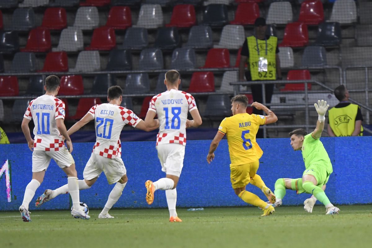 Croația U21 - România U21, grupe EURO 2023