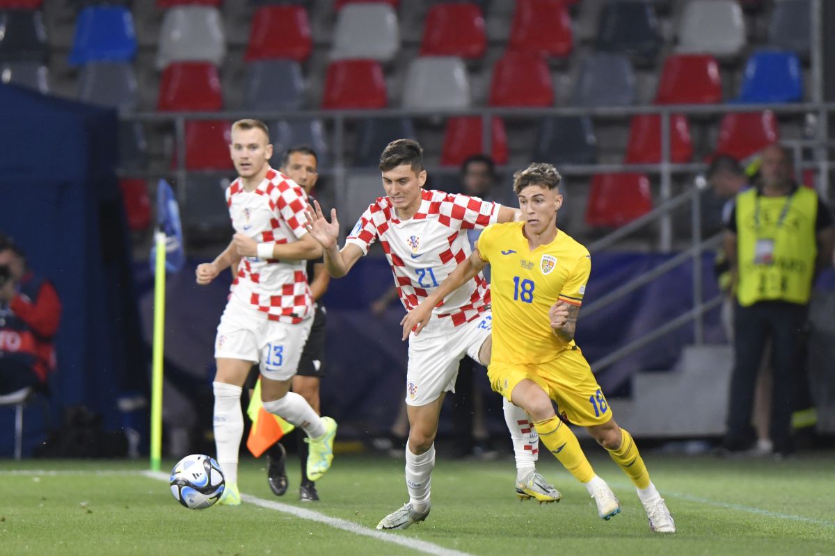 Croația U21 - România U21, grupe EURO 2023