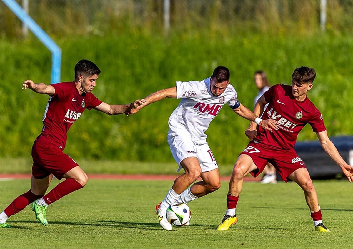 CFR Cluj, înfrângere în primul amical al verii » Dan Petrescu a picat testul cu vicecampioana Poloniei