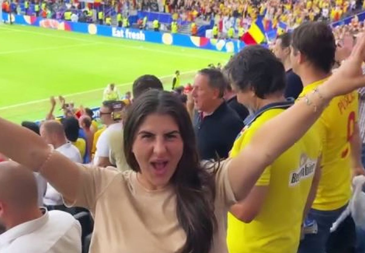 „Insane!”. Bianca Andreescu, virală la meciul României » „Ultras” Bibi a făcut spectacol în tribune, la meciul „tricolorilor” cu Slovacia
