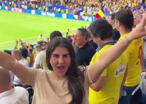 „Insane!”. Bianca Andreescu, virală la meciul României » „Ultras” Bibi a făcut spectacol în tribune, la meciul „tricolorilor” cu Slovacia
