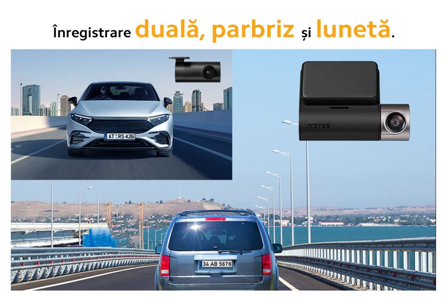 Călătorii cu mașina, mai sigure cu camera auto 70mai Dash Cam A510