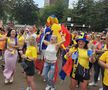 Românii au cântat și au dansat în timpul meciul cu Slovacia (1-1)