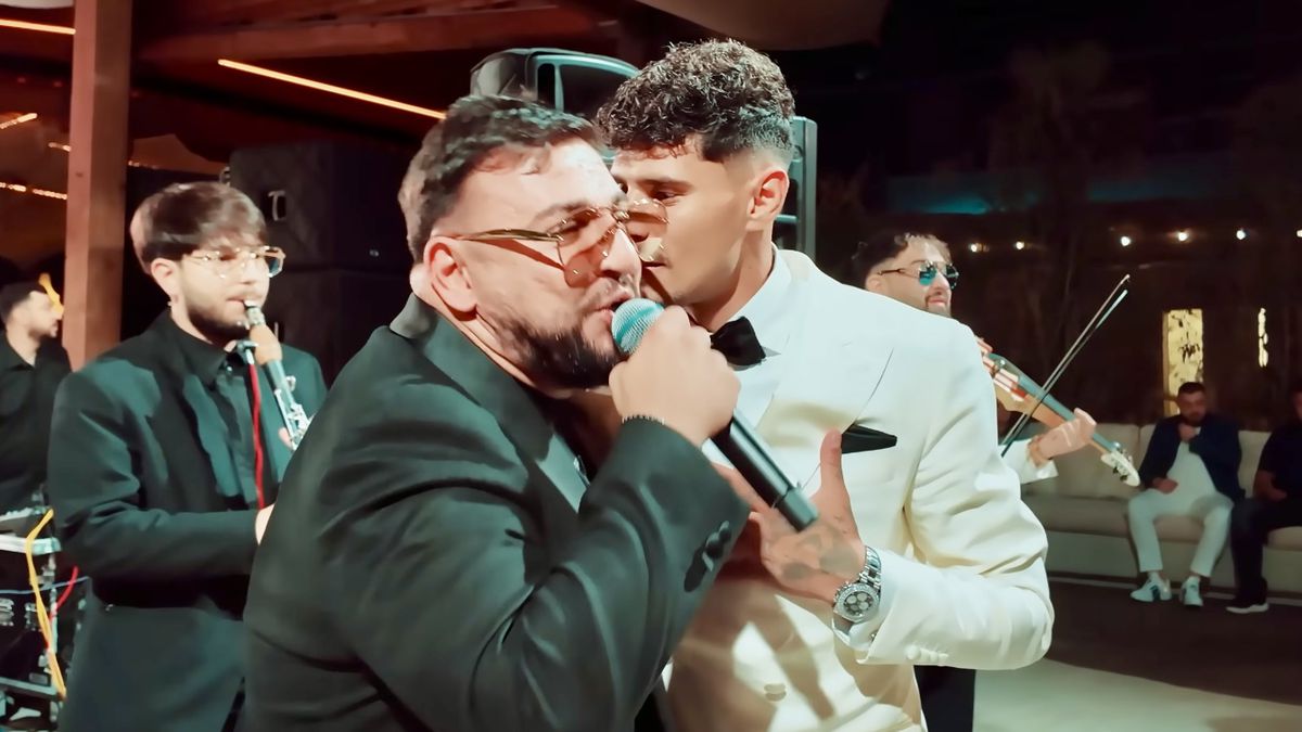 Imagini nepublicate de la nunta lui Coman: „Nașul e Mirel Rădoi!” » Au aruncat mii de euro la lăutari: „Viviana e viața mea”