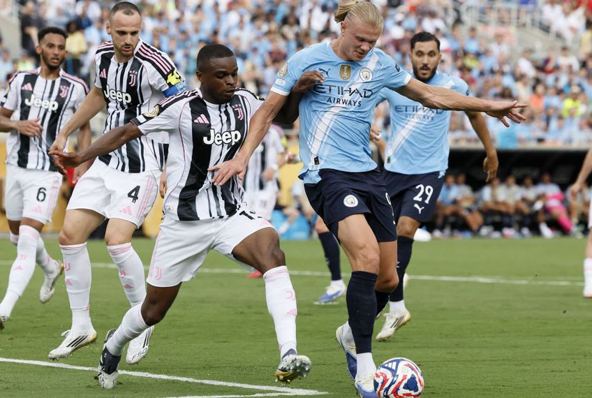 Erling Haaland în Juventus - Manchester City / FOTO: Imago