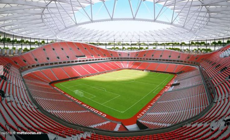 Se construiește un stadion de un miliard de euro în Serbia
