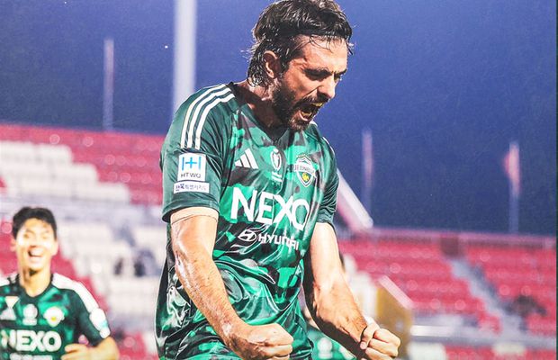 Andrea Compagno a reușit o dublă și este la un pas de titlu în Coreea de Sud » Fostul atacant al celor de la FCSB și Craiova rupe plasele în Asia