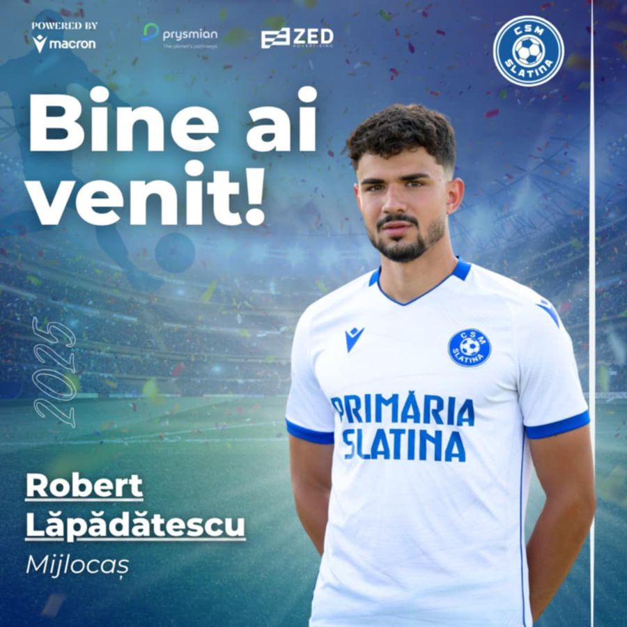 Robert Lăpădătescu a plecat de la Universitatea Craiova și a semnat cu o formație din Liga 2