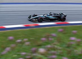 Început cu dreptul pentru George Russell la Marele Premiu al Austriei » Puștiul de 19 ani care l-a înlocuit pe Lando Norris a produs surpriza