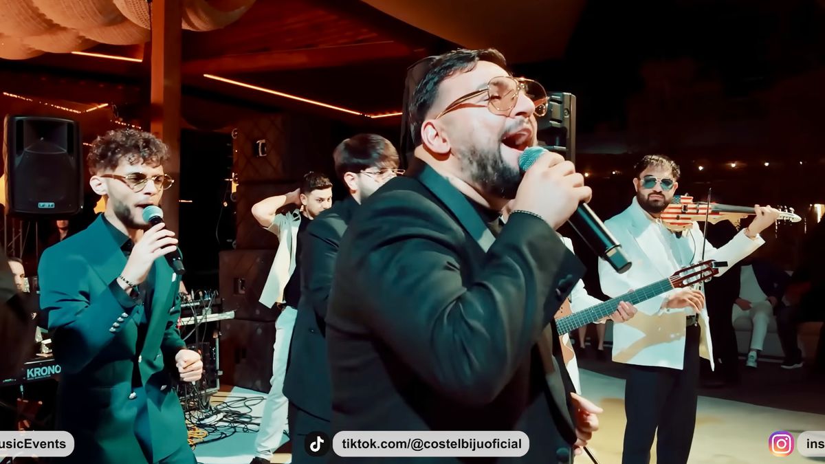 Imagini nepublicate de la nunta lui Coman: „Nașul e Mirel Rădoi!” » Au aruncat mii de euro la lăutari: „Viviana e viața mea”