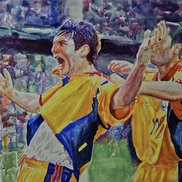 Victoria de la Charleroi.
Cristian Chivu marchează primul său gol la naționala României, în poarta Angliei (3-2), la Euro 2000