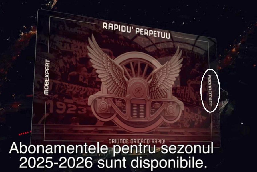 Abonamente cu bucluc » Rapid a scos la vânzare carduri imprimate greșit, iar suporterii n-au avut milă: „E în italiană?”