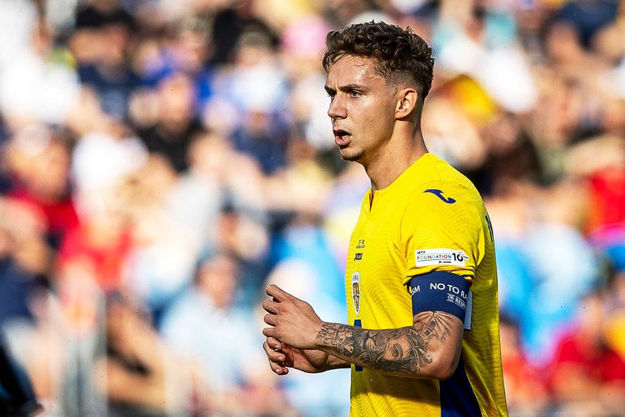 Louis Munteanu n-a jucat sub comanda lui Mircea Lucescu, fiind considerat indispensabil naționalei U21 // foto: Imago Images Mircea Lucescu l-a „articulat” pe Louis Munteanu: „Nu poți să te comporți în felul ăsta!” + Momentul în care selecționerul a omis un detaliu important despre atacantul CFR-ului