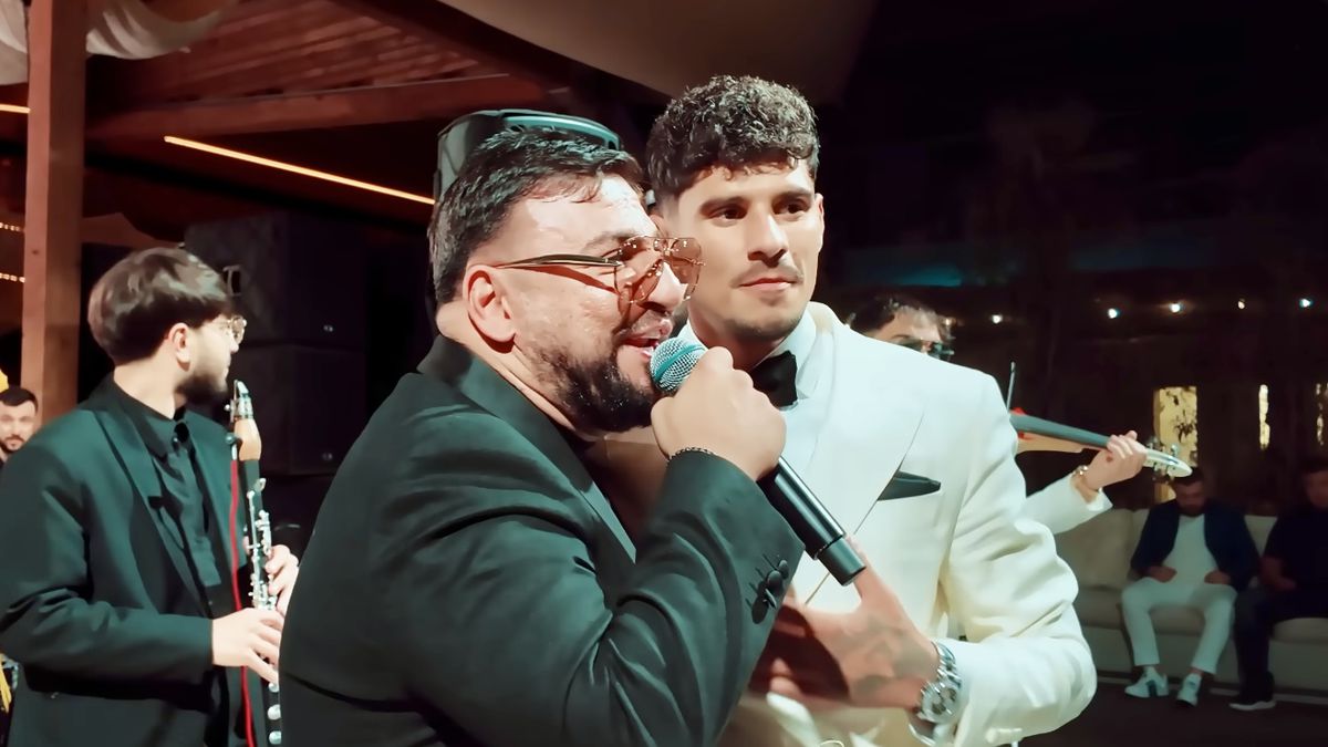 Imagini nepublicate de la nunta lui Coman: „Nașul e Mirel Rădoi!” » Au aruncat mii de euro la lăutari: „Viviana e viața mea”