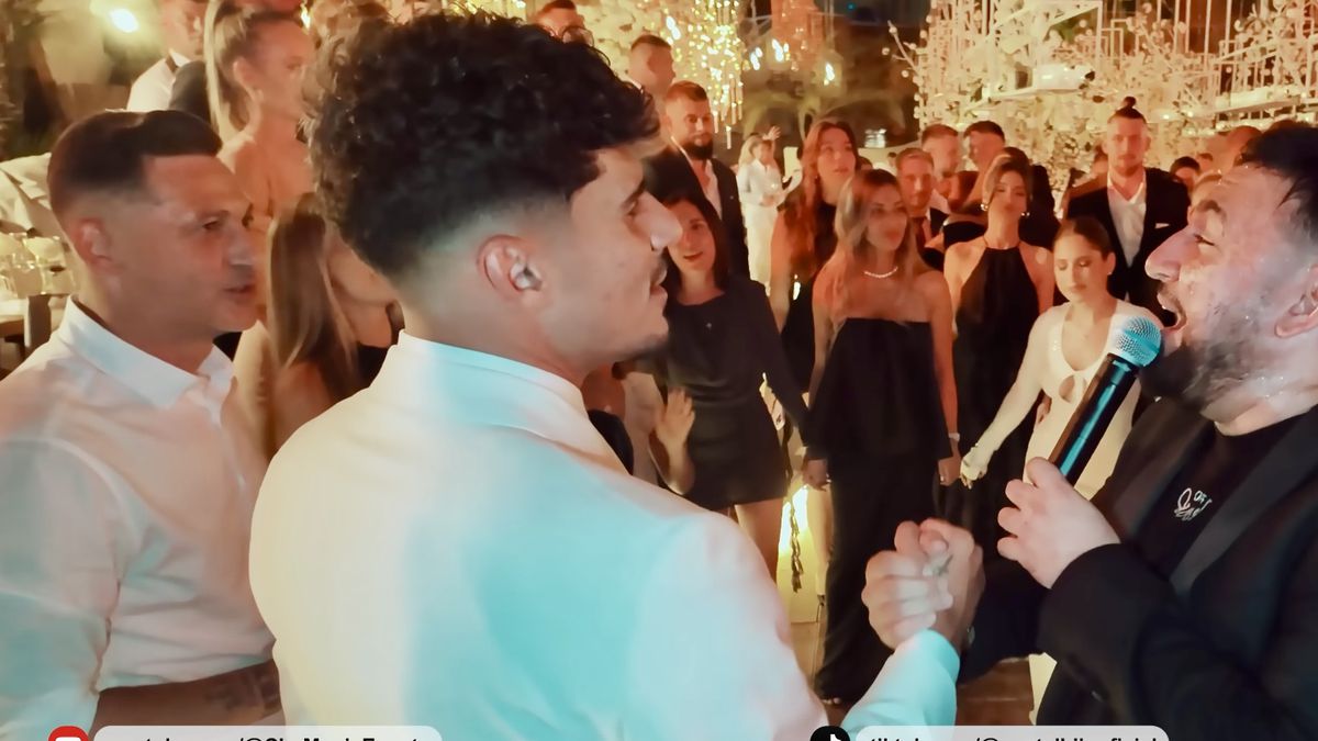 Imagini nepublicate de la nunta lui Coman: „Nașul e Mirel Rădoi!” » Au aruncat mii de euro la lăutari: „Viviana e viața mea”