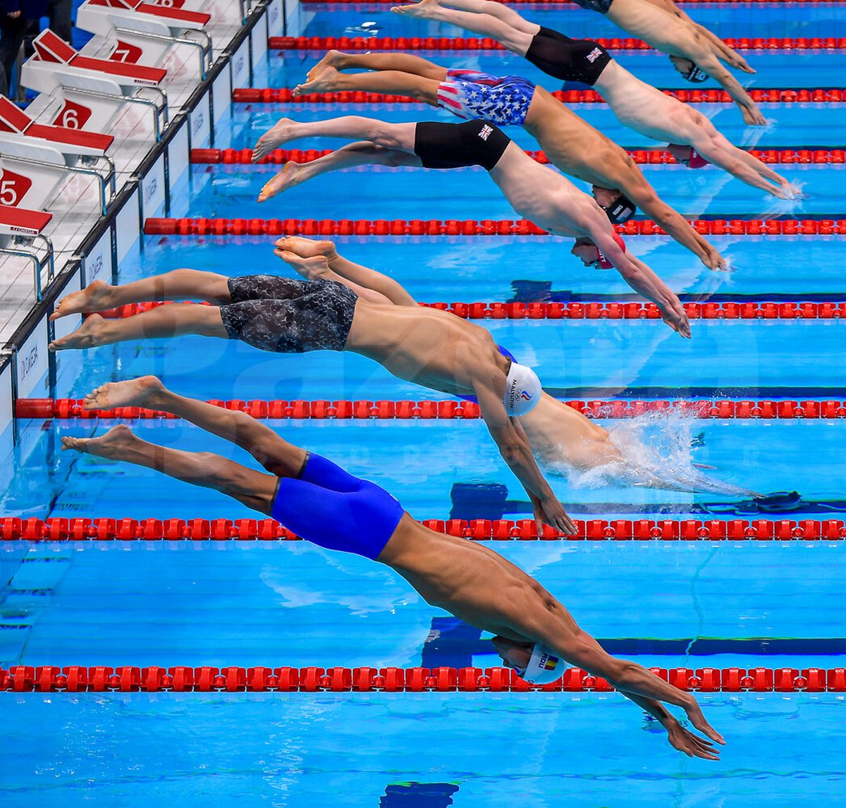 David Popovici, Robert Glință, foto: Raed Krishan/GSP