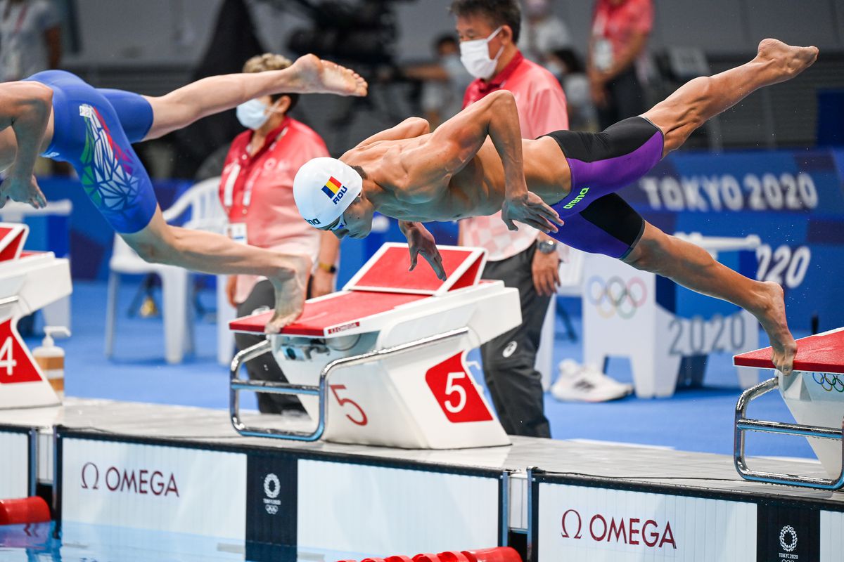 David Popovici, curajos după calificarea în finala olimpică: „Am vrut să-l sperii pe Caeleb Dressel și cred că am reușit”