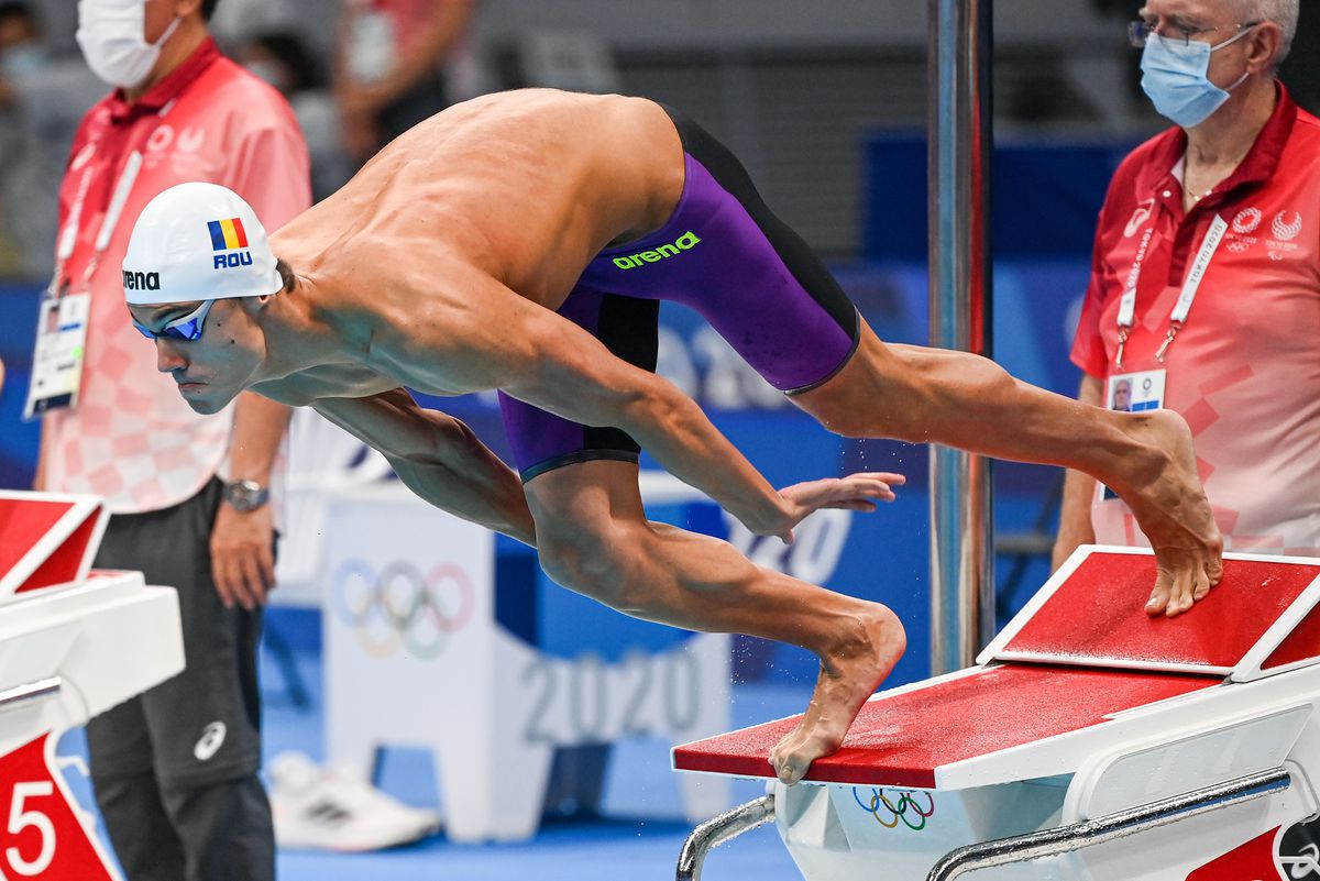 David Popovici -100 m Jocurile Olimpice