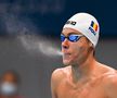 David Popovici, curajos după calificarea în finala olimpică: „Am vrut să-l sperii pe Caeleb Dressel și cred că am reușit”