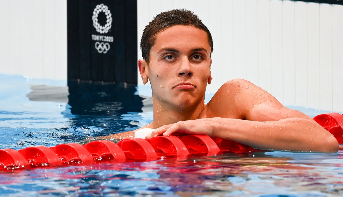 David Popovici, curajos după calificarea în finala olimpică: „Am vrut să-l sperii pe Caeleb Dressel și cred că am reușit”