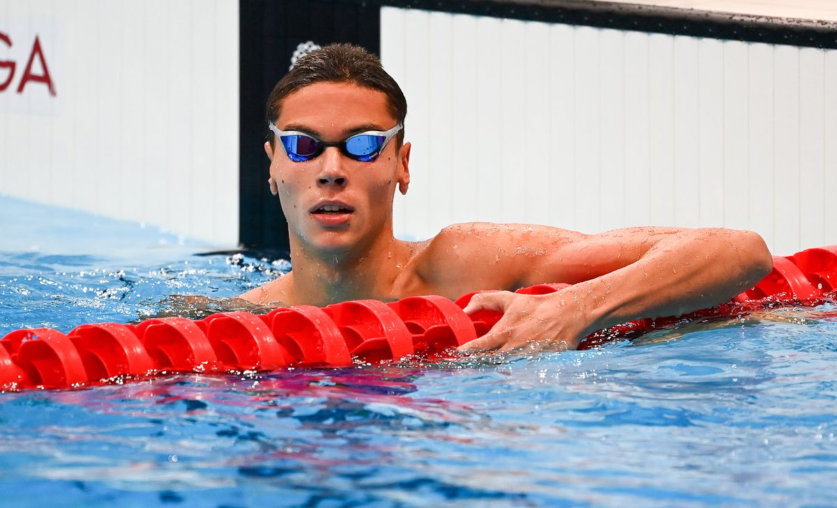 David Popovici, curajos după calificarea în finala olimpică: „Am vrut să-l sperii pe Caeleb Dressel și cred că am reușit”