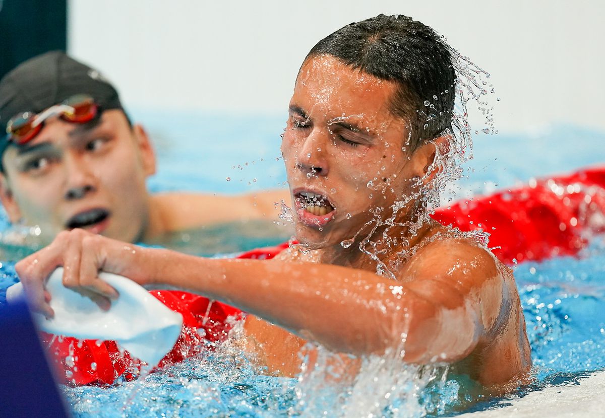 David Popovici, curajos după calificarea în finala olimpică: „Am vrut să-l sperii pe Caeleb Dressel și cred că am reușit”