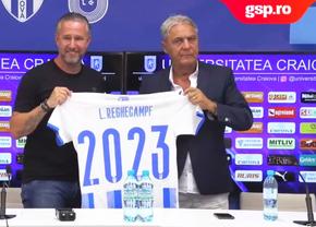 Laurențiu Reghecampf, prezentat la Universitatea Craiova: „Mai contează dacă m-a ofertat și Gigi?”