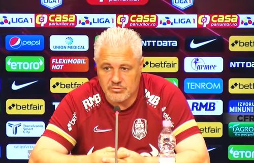 Marius Șumudică (56 de ani) a susținut o conferință de presă înaintea meciului decisiv cu Lincoln Red Imps, din turul 2 preliminar al UEFA Conference League.