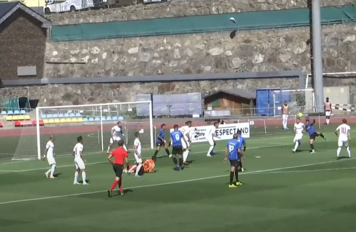 Bălgrădean, gafă în Inter d'Escaldes - CFR Cluj