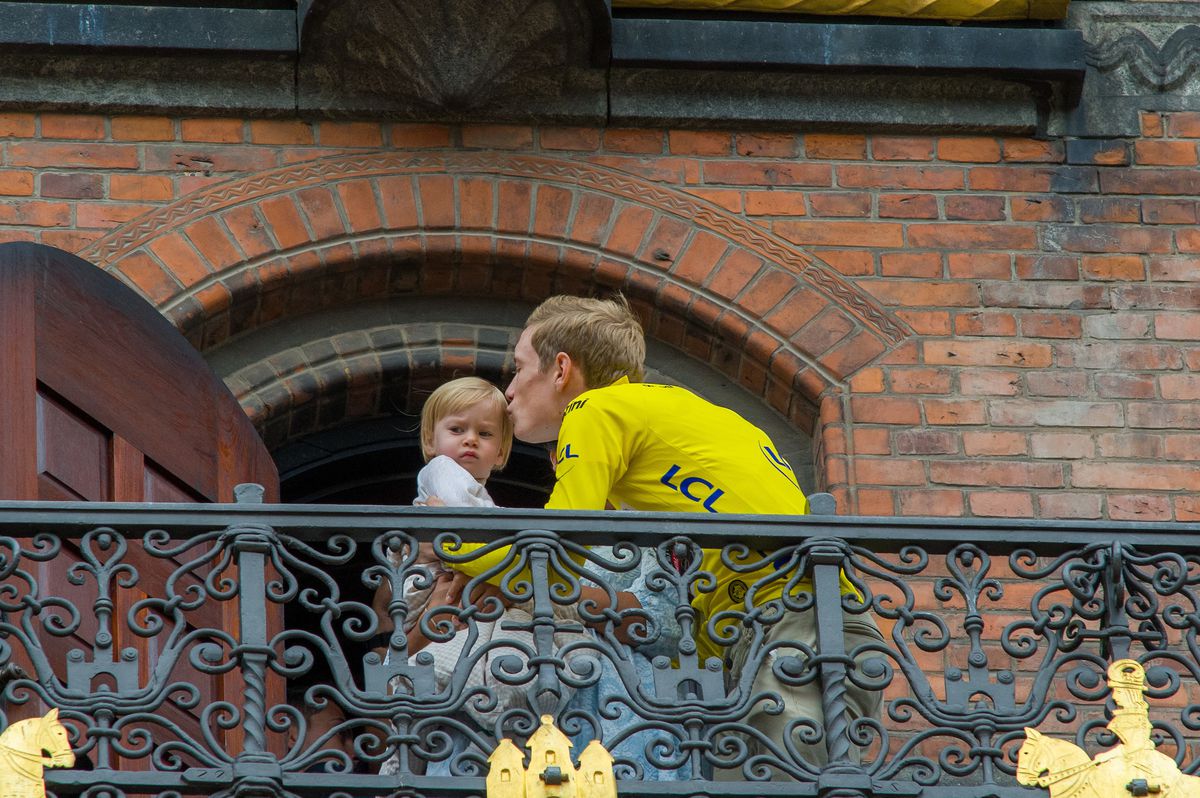 Jonas Vingegaard, sărbătoare în Copenhaga / FOTO: Twitter @letourdk