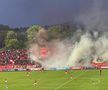 FOTO CSKA Sofia - Sepsi, torțe aprinse de fanii gazdelor