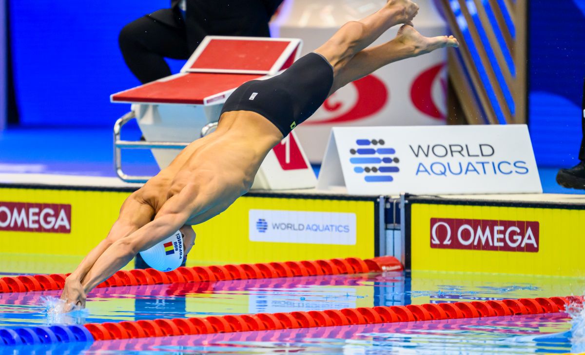 David Popovici, în finala de la 100 m liber