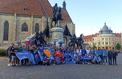 Suporterii turcilor de la Adana Demirspor au luat cu asalt Clujul
