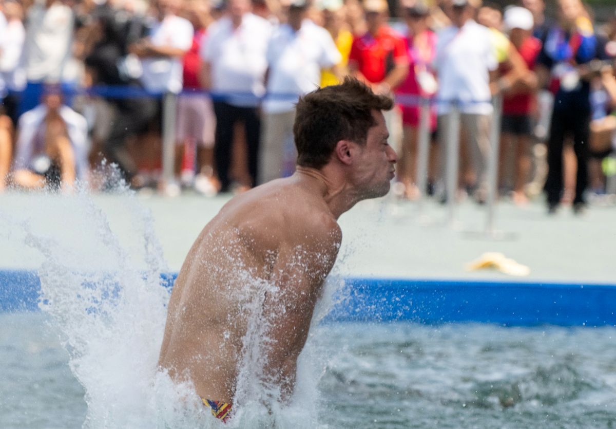 Povestea lui Cătălin Preda, vicecampion mondial la sărituri de la mare înălțime: „Ieșeam din apă, căutam să fug din bazin, să scap”