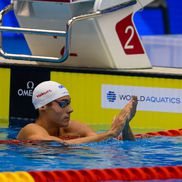 David Popovici, în finala de la 100 m liber (foto: Raed Krishan/GSP)